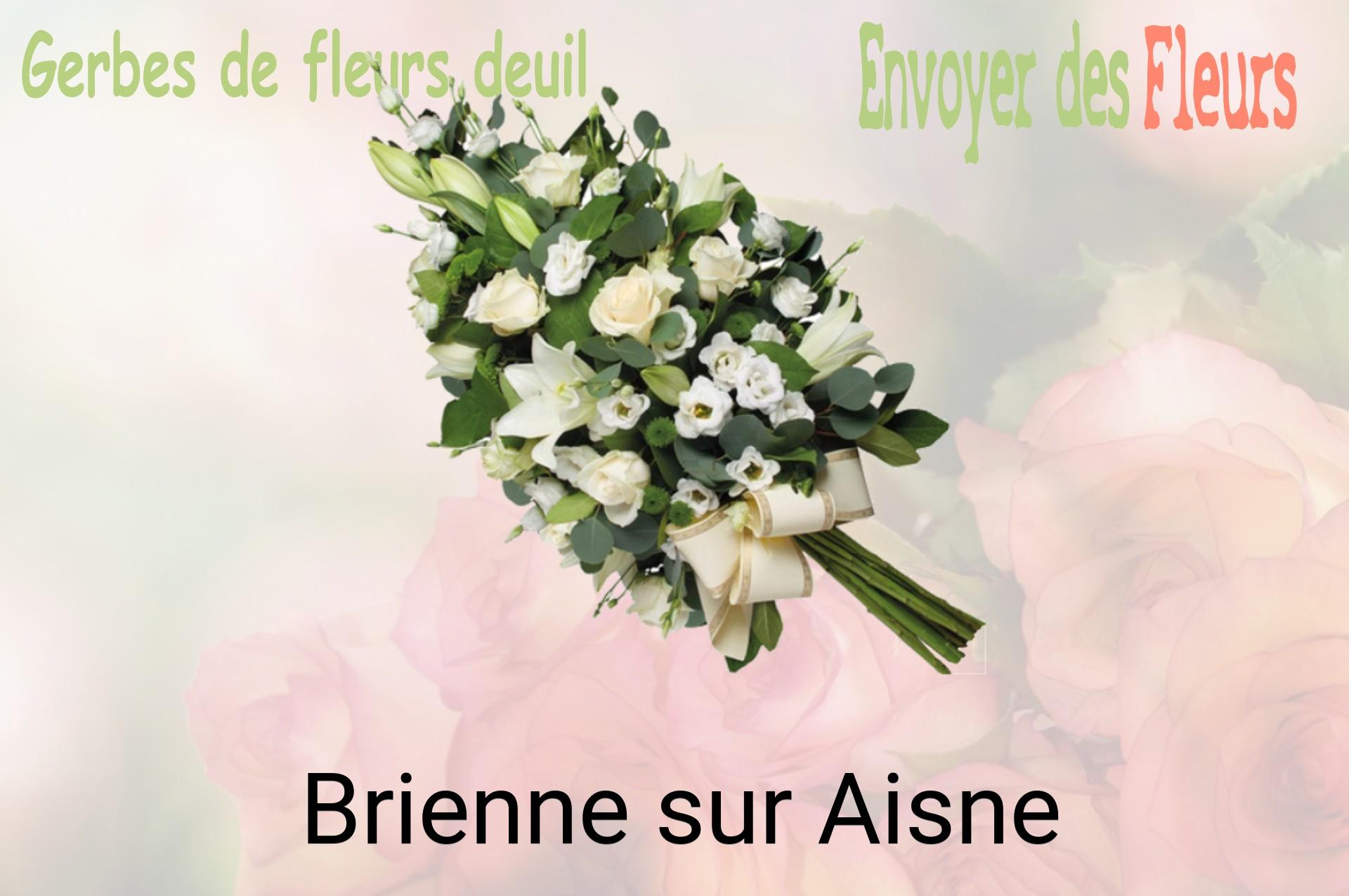 Gerbe de fleurs de deuil livrée à Brienne-sur-Aisne